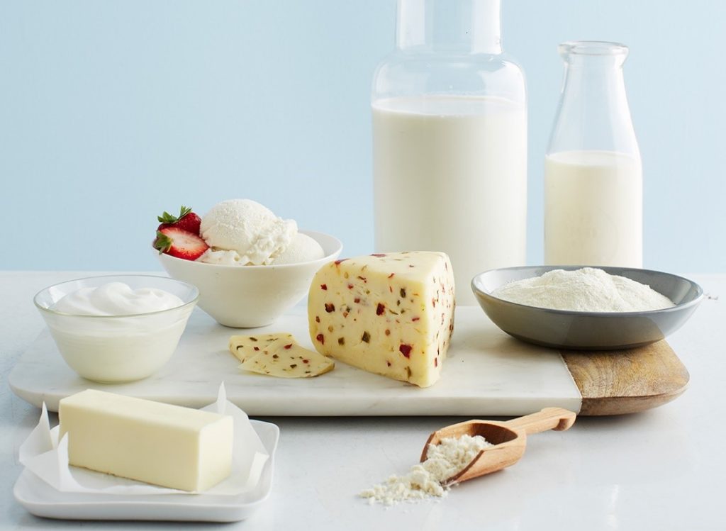 avoid dairy products for sensitive skin