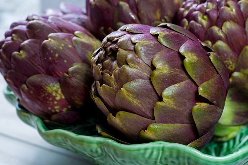 Artichokes are high in fiber